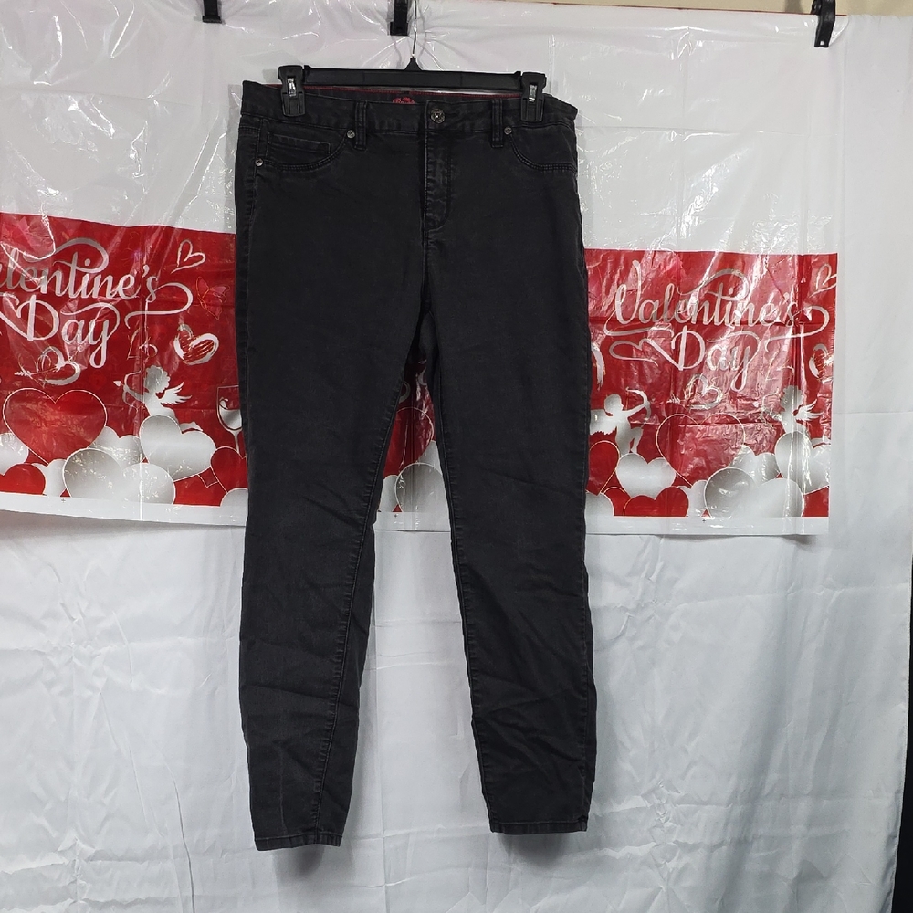 Royalty For Me Women's Black Skinny Jeans Size 14 (W502)